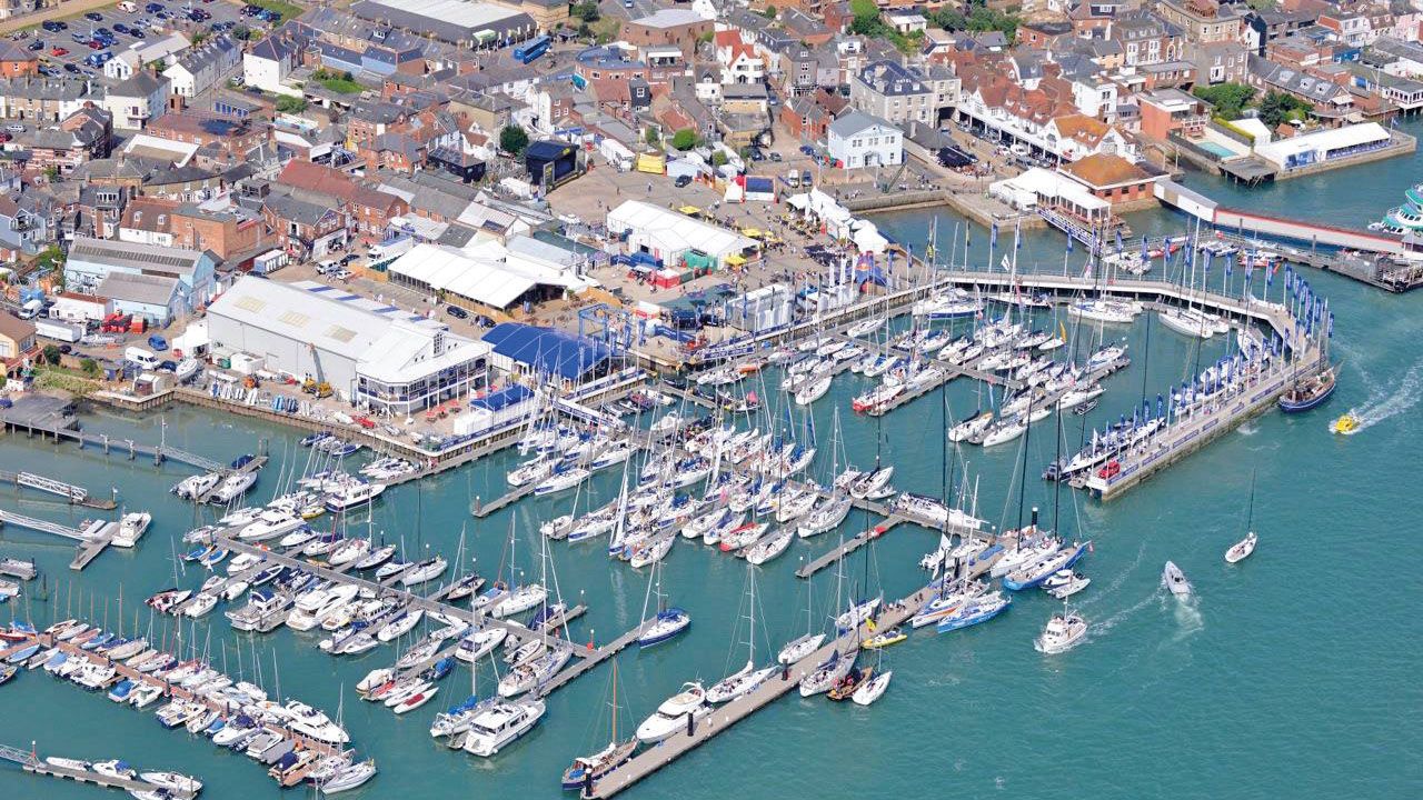 Cowes Yacht Haven Superyacht Marina Dockwalk